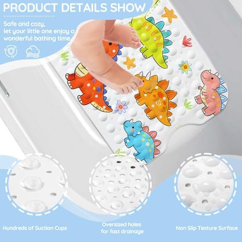 Kids Bathtub Mat, Non Slip Cartoon Bath Mat - Image 3