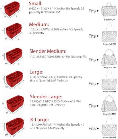 LEXSION Felt Insert Bag Organizer Bag In Bag - Image 3