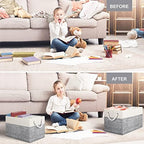 Fab totes Storage Bins 4-Pack, Foldable Storage Baskets - Image 6