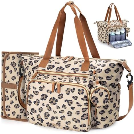Diaper Bag Tote, Large Baby Hospital Bag by Tonyeee