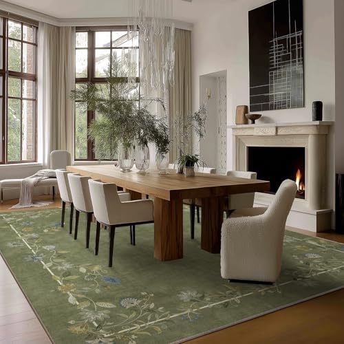 Washable Living Room Area Rug: 8x10 Rugs - Image 6