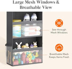 Lifewit 4 Tier Over the Door Organizer, Diaper Hanging Storage - Image 4