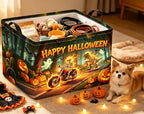 Rectangle Storage Basket with Handles, Collapsible Storage Bin, Gift Basket - Image 2