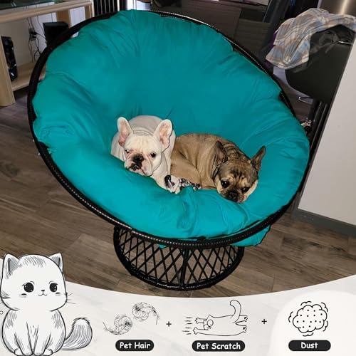 Papasan Cushion Cover Only, 55in Outdoor Indoor Papasan Chair Cushion Cover - Image 3