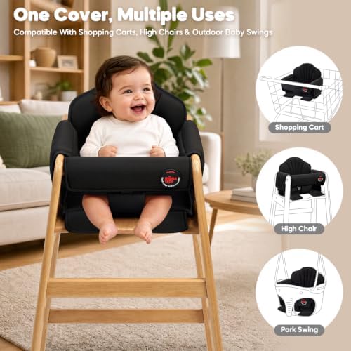 Padded Shopping Cart Cover for Baby - Image 4