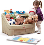 Step2 2-in-1 Toy Box & Art Lid, Kids Toy Storage Bin & Organizer, Easel & Chest - Image 2
