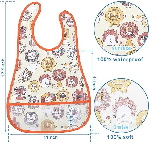 24 Pcs Waterproof Baby Bibs - Image 2