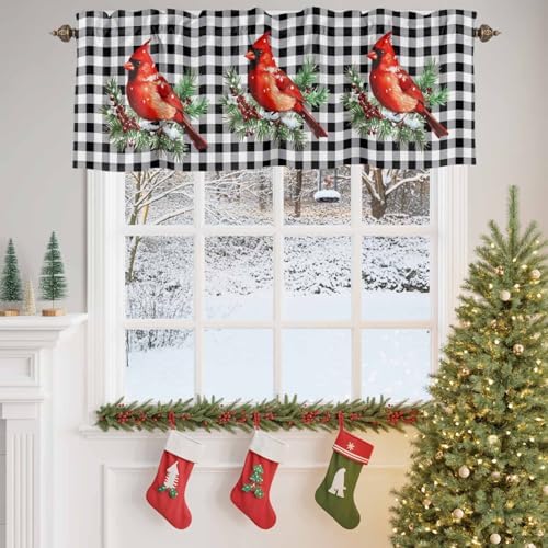 Vandarllin Christmas Kitchen Curtains Valances - Image 4
