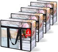 4Pack Clear Blanket Storage Bags Comforter Clothes Storage Moving Bag by Besslly