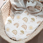 Baby Bassinet Sheets Girl Boy, 3 Pack Fitted Bassinet Sheet - Image 5