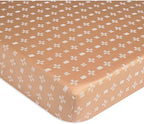Crane Baby Crib Sheet, Copper Dash Neutral Crib Sheets & Toddler Sheets by CraneBaby