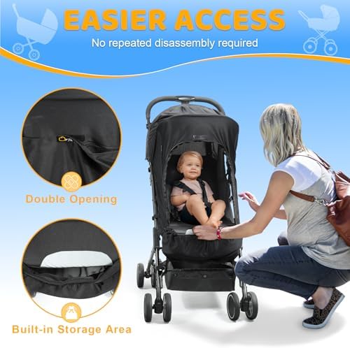 Orzbow Stroller Sun Shade - - Image 4
