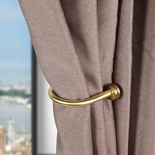 Curtain Holders, 2 Pack Brass Decorative Curtain Holdbacks - Image 3