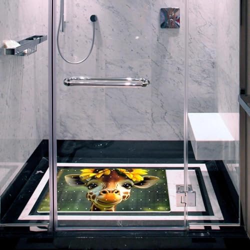 Non Slip Bathtub and Shower Mat 26.8x15.1 inch, Bath Mat - Image 6