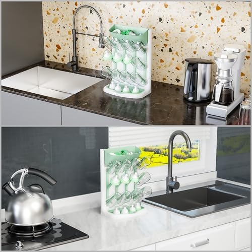 Yieach Larger Vertical Space Saving Drying Rack Baby Bottle - Image 2