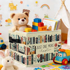 Vintage Book Storage Bins Box - Image 5