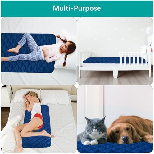 Waterproof Crib Mattress Protector, Non-Slip Quilted Pad - Image 6