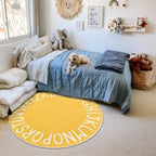 Topotdor Round ABC Area Rug, 71 Inch Soft Floor Carpet - Image 7