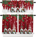 Christmas Gnomes Kitchen Curtains and Valances Set by VandarllinHomeKitchenDecor