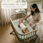 3 Pack Cotton Muslin Baby Bassinet Fitted Sheet - Image 2