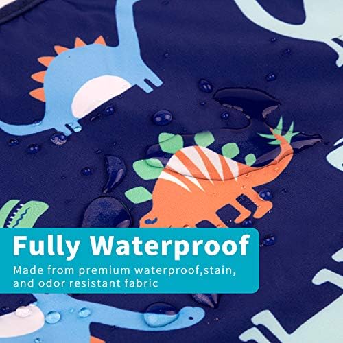 3 Pcs Long Sleeved Bib Set|Baby Waterproof Bibs - Image 2