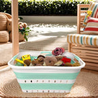 SAMMART 42L Collapsible Plastic Laundry Basket - Image 3