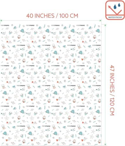 Minimono Baby Splat Mat for Under High Chair - Image 2