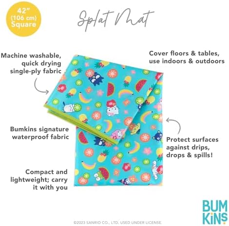 Bumkins Baby Splat Mat for Under High Chair, Babies Toddlers Eating Mess Mat - Image 5