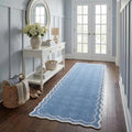 GarveeHome 2x6 Scalloped Washable Runner Rug Non Slip Hallway Kitchen Rug by GarveeHome