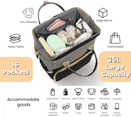 ROSEGIN Diaper Bag Backpack - Image 2