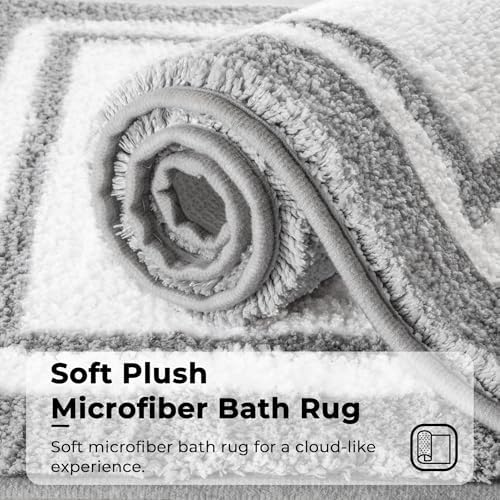 GRANNY SAYS Microfiber Bathroom Rugs Non Slip Washable, Water Absorbent - Image 3
