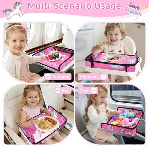 COOLBEBE Airplane Tray Table Cover, Foldable Travel Tray Cover - Image 2