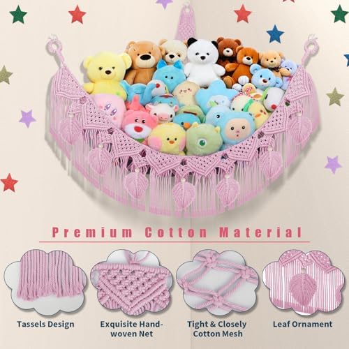 Stuffed Animal Storage Hammock Corner - Image 4