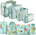 8 Pcs Packing Cubes for Kids, Luggage Packing Organizers, Travel Essentials by MissBoy