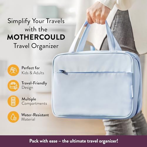 Mothercould Large Kids Travel Organizer, Hanging Bag - Image 2