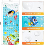 Secopad Bathtub Mat Non Slip, Cartoon Bath Tub Mat, Swimming Kid - Image 3