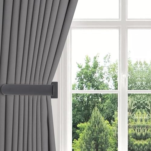 Groleca 2 Pack Metal Curtain Holdbacks, Curtain Tiebacks Hooks - Image 6