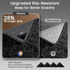 Ophanie 7x10 Black Area Rugs for Living Room, Large Shag Bedroom Carpet - Image 4