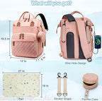SHITIESHOU Diaper Bag Backpack Baby Bag, Baby Girl Boy Diaper Bag - Image 6