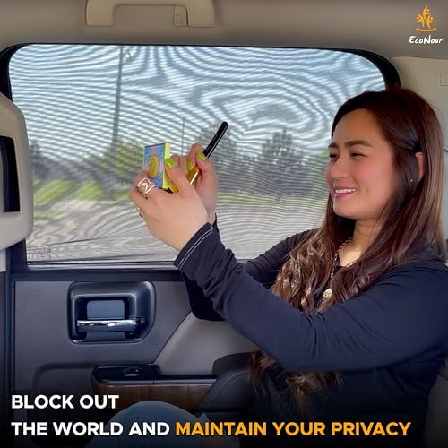 EcoNour Car Rear Window Sun Shades Compatible - Image 6