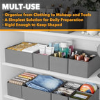 SpaceAid Drawer Organizer Clothes, 12 Pack Dresser Organizer Bins - Image 4
