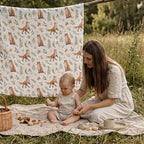 Muslin Swaddle Blankets for Newborn, 4 Pack Breathable Soft Receiving Blanket - Image 4