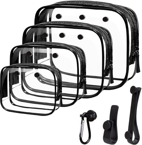 LETGO 4 PCS Clear Insert Bag for Bogg Bag, 4 Sizes Waterproof Beach Bag by LETGO