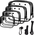 LETGO 4 PCS Clear Insert Bag for Bogg Bag, 4 Sizes Waterproof Beach Bag by LETGO