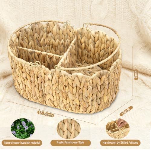 Water Hyacinth Diaper Caddy Organizer - Image 4