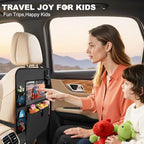 Car Backseat Organizer with Tablet Holder, 6 Storage Pockets Seat Back - Image 2