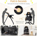 BABY JOY High Chair, Foldable Baby High Chair - Image 7