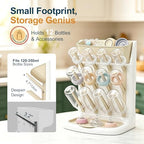 GoMaihe Baby Bottle Drying Rack: Space Saving Vertical Bottle Dryer Holder - Image 2