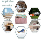 Bedside Caddy Bedside Hanging Storage Basket Multi-Function Organizer Caddy - Image 5