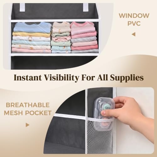6-in-1 Over Door Hanging Organizer - Image 5